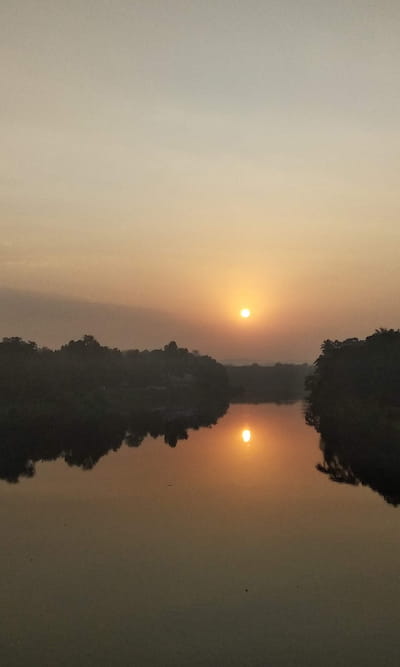 Piravom River Sunset